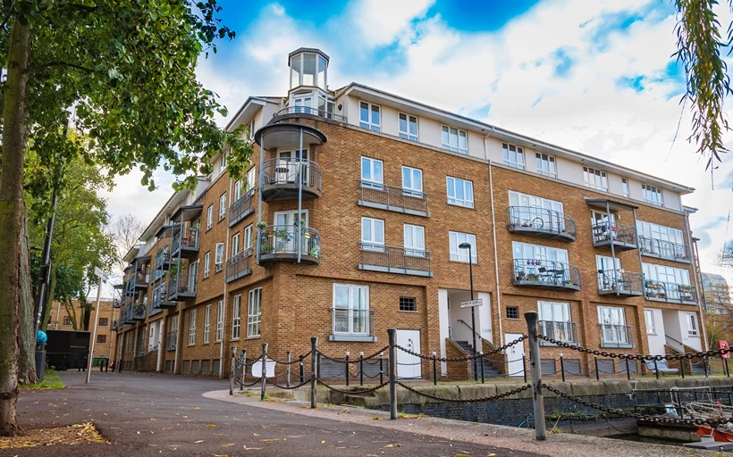 Rainbow Quay pictured from Rope Street SE16