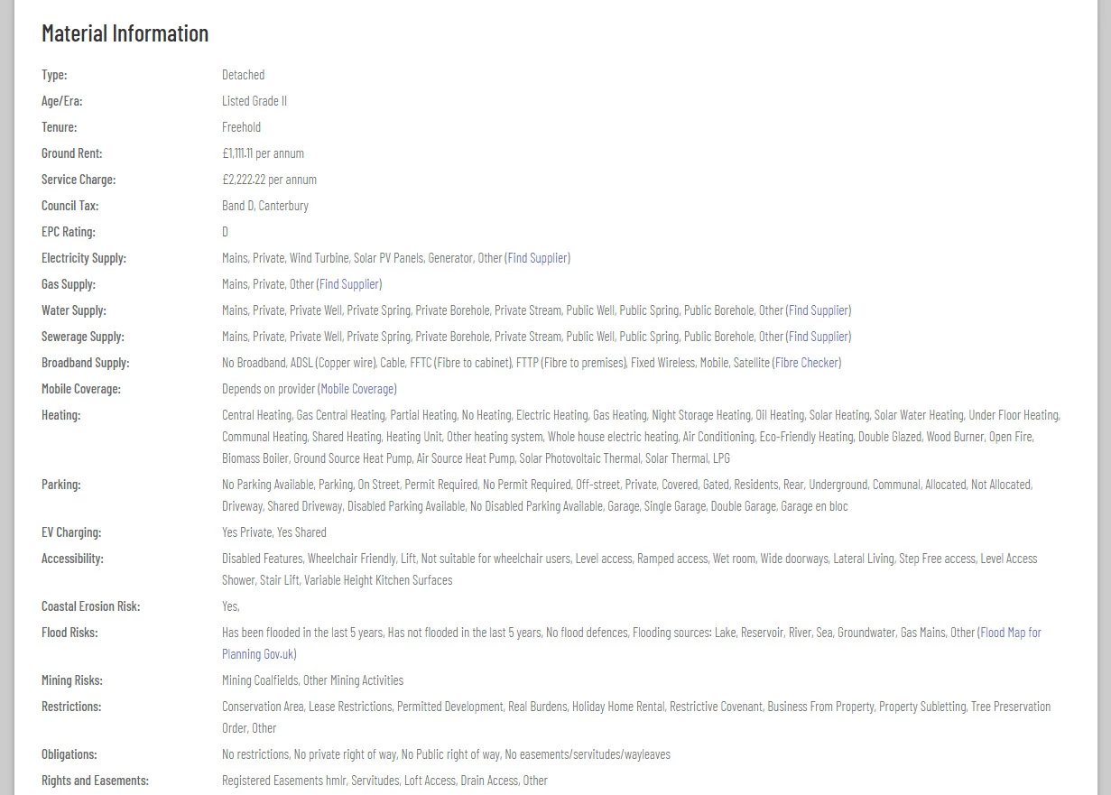 Material Information Part A Reminder 2025 Material Information Part A Reminder 2025