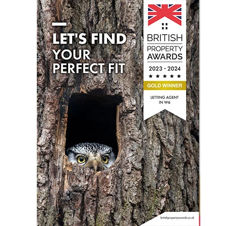 British Property Award Gold Winners Letting Agent in W6 2023-24