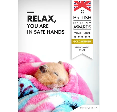 British Property Award Gold Winner Letting Agent in W6 2023-24
