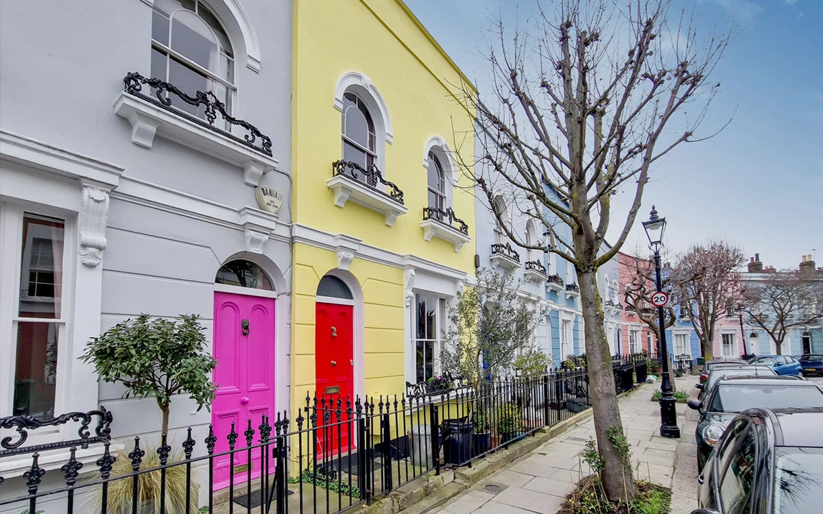 Modern flat exterior in Tufnell Park